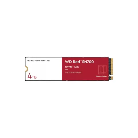 WD Red SN700 NVMe SSD - WDS400T1R0C - 4TB M.2 2280 PCIe Gen3 x4 NAS