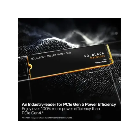 Western Digital Black SN8100 4TB M.2 NVMe SSD - PCIe 5.0 x4 14900 MB/s - WDS400T1X0M-00CMT0