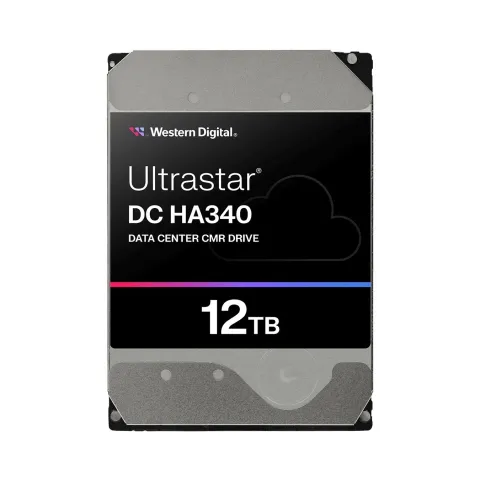 Western Digital Ultrastar DC HA340 12TB - 7200 RPM 512MB SATA III Enterprise HDD - WUS721212BLE6L4