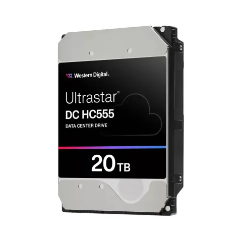 Western Digital Ultrastar DC HC555 20TB - 7200 RPM 512MB SATA III Enterprise HDD - WUH722020ALE6L4