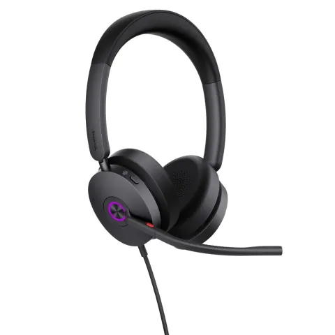 Yealink UH48 Wired USB Headset - 4-Mic Noise Cancelling Hybrid ANC