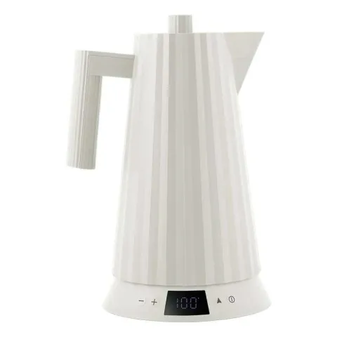 Alessi Plissé Electric kettle White A10MDL21W/UK