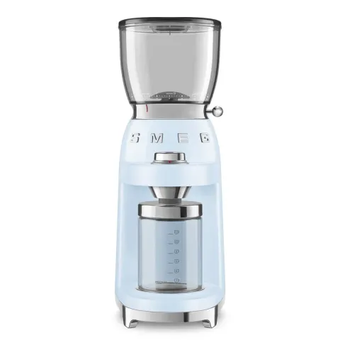 SMEG Coffee Grinder 50’s Style CGF01PBEU pastel blue