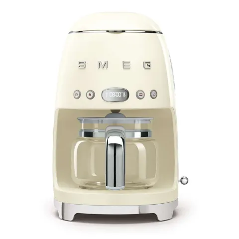 SMEG Drip Filter Coffee Machine 50’s Style DCF02CREU cream