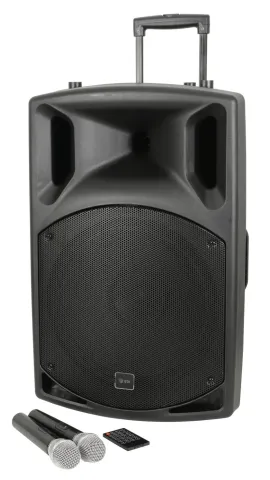 QTX QX15PA-Plus Portable PA 15” BT/USB/UHF Mic 178.857UK