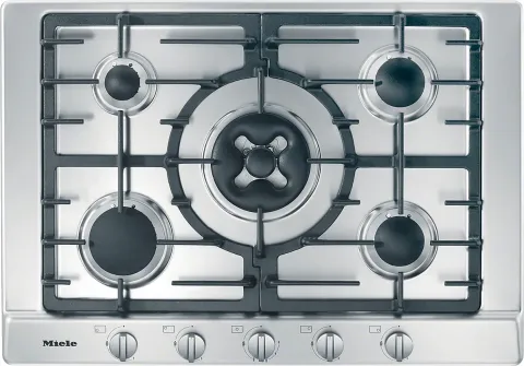 Miele gas hobs KM2034 G stainless steel, 75cm