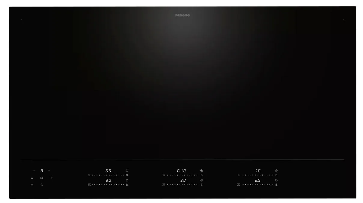Miele Induction hob with onset controls PLATINUM KM8695 FL black ,90cm