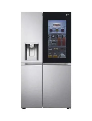 LG InstaView Side by Side Refrigerator GSXV91BSAF