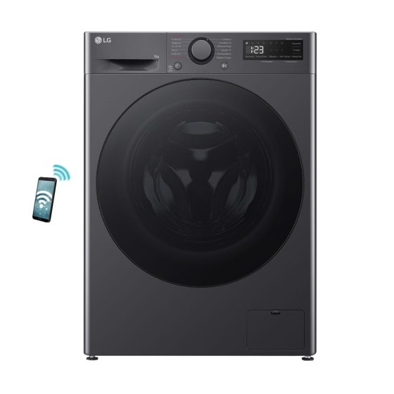 LG Washing Machine 9kg R5 Series Slim Line F2R5009TSMB