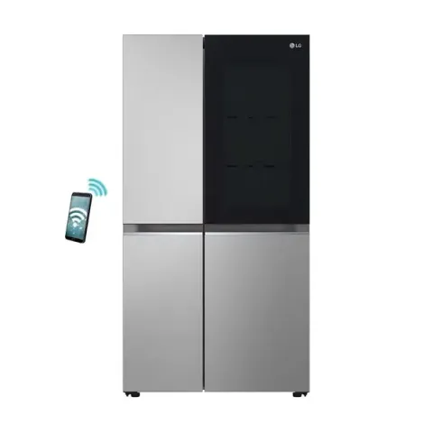 LG InstaView Side by Side Refrigerator GSVV80PYLL
