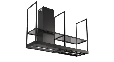 Faber T-shelf Island Cooker Hood EV8 TITANIUM MATT A180 325.0617.018
