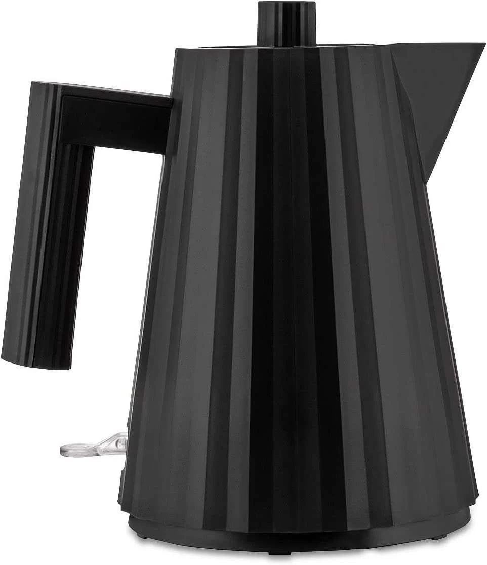 Alessi Plissé electric kettle 1L black