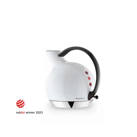 Bugatti Giulietta electric kettle colour white- finish plain