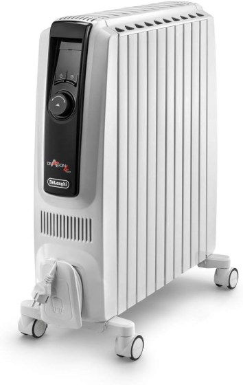 DELONGHI TRDX41025E Oil Filled Radiator, White