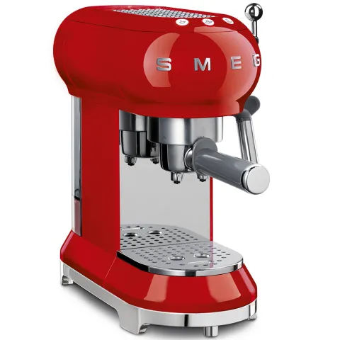 SMEG Espresso Coffee Machine 50’s Style ECF01RDEU