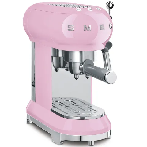 SMEG Espresso Coffee Machine 50’s Style ECF01PKEU