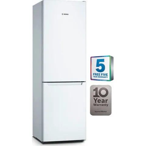 Bosch Fridge Freezer Series 2 KGN36NWEA , White 60cm
