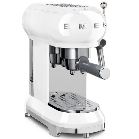 SMEG Espresso Coffee Machine 50’s Style ECF01WHEU