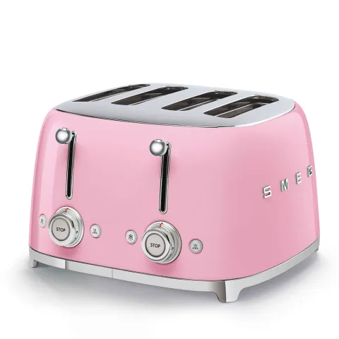 SMEG 4slot Toaster 50’s Style TSF03PKEU Pink
