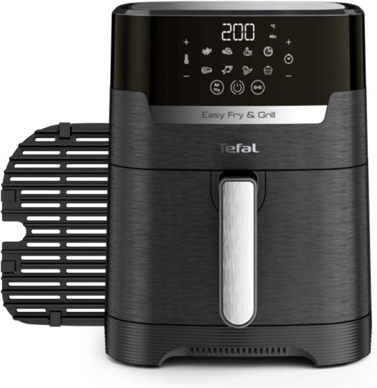 Tefal Easy Fry Precision 2in1 EY505827 Air Fryer & Grill - 1.2kg Black