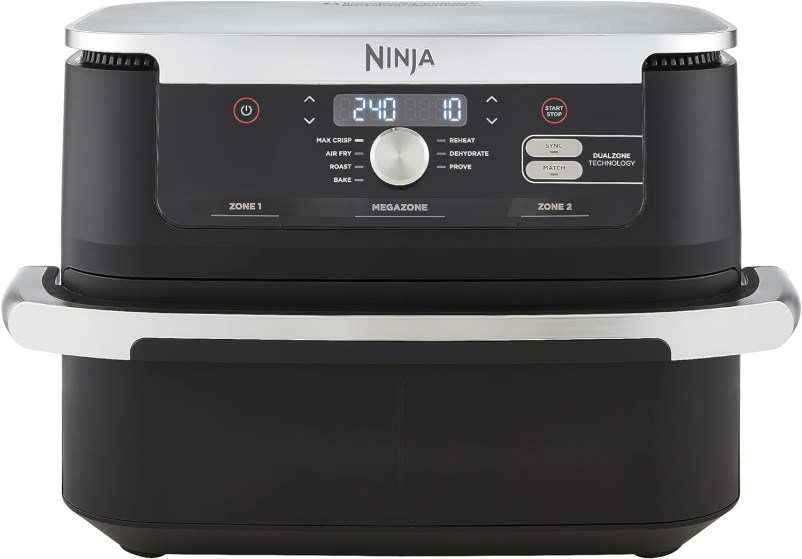 NINJA AF500EU Foodi Air Fryer, Dual Zone 10.4L