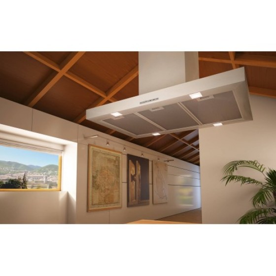 Airforce F54S4 Island hood vent 90cm stainless steel