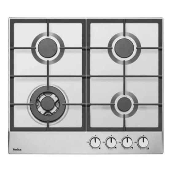 Amica Gas Hob 60cm, PG6511XPR