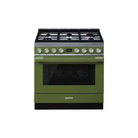Smeg Gas Electric Cooker 90cm Portofino Series CPF9GMOG