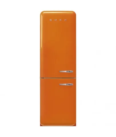 Smeg Fridge Freezer 50’s Style FAB32 FAB32LOR5 Orange, 60cm