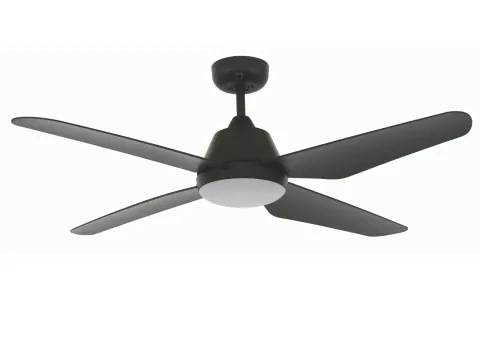 Lucci Air 212998 Aria 122cm Fan and LED Light with Remote in Black