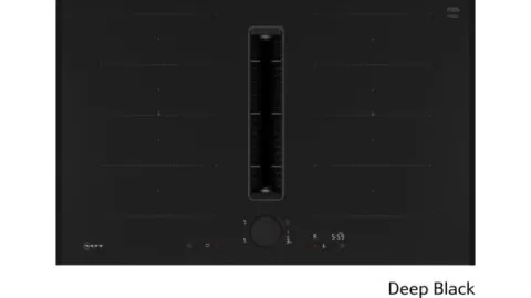 Neff V68YYX4C0 Induction Hob with Integrated Ventilation System Deep Black, 80cm