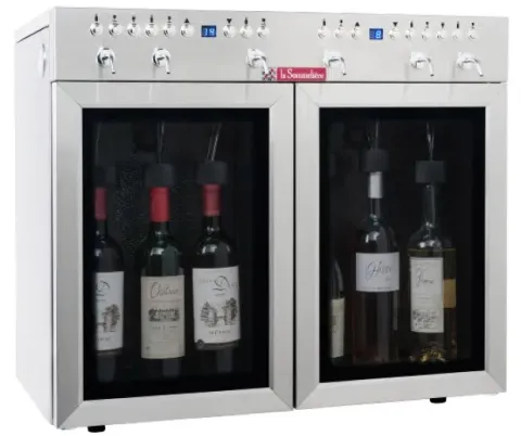 La Sommeliere Wine dispenser by the glass 6 bottles DVV6SS