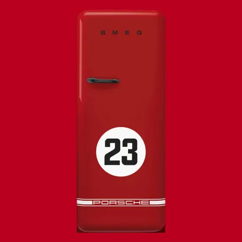 Smeg Fridge FAB28RDP9176 917 Salzburg Porsche x SMEG Limited Edition