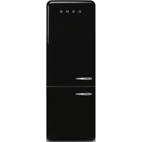 Smeg Fridge Freezer 50’s Style FAB38 FAB38LBL5 Black, 70cm