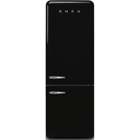 Smeg Fridge Freezer 50’s Style FAB38 FAB38RBL5 Black,70cm
