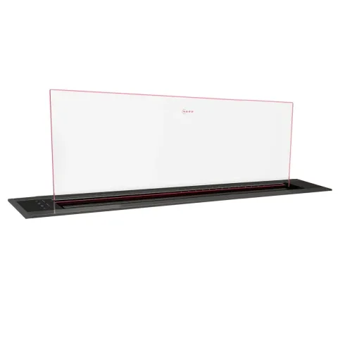 Neff I98WMM1Y7 Clear Glass DownDraft Hood Anthracite Grey ,90cm