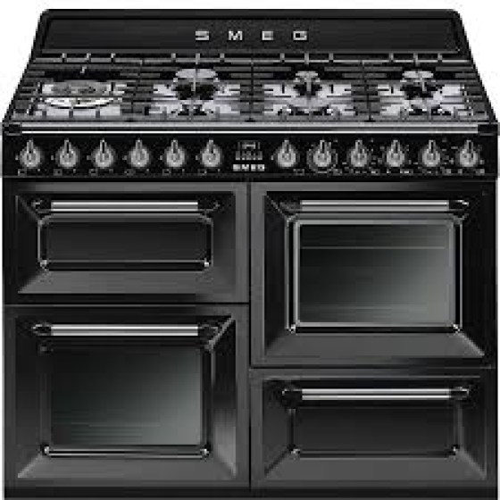 Smeg Gas Electric Cooker 110cm Victoria Series TR4110BL1