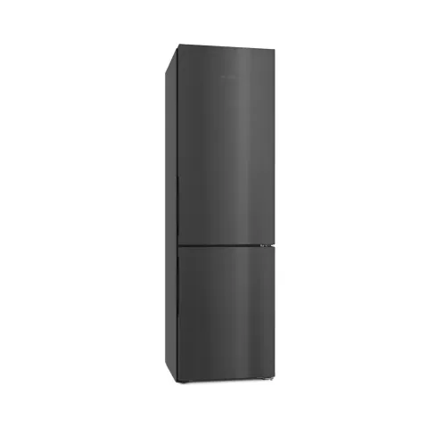 Miele KFN4898 A-10 D BlackSteel Free standing Fridge Freezer, 60cm
