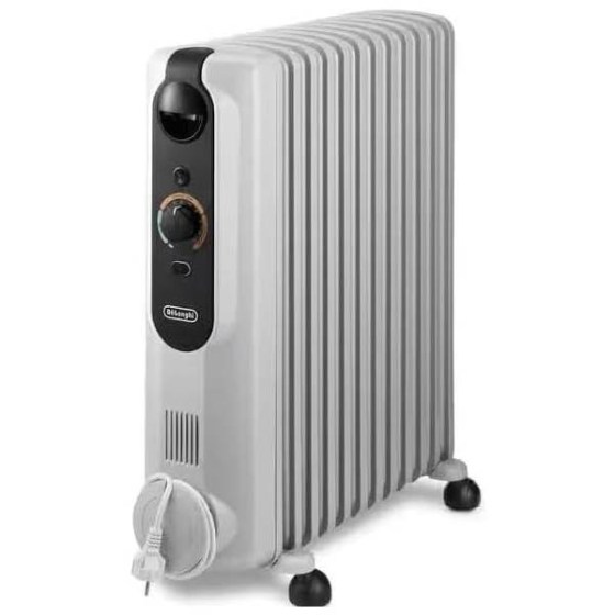 DELONGHI TRRS1225 Oil Filled Radiator, White
