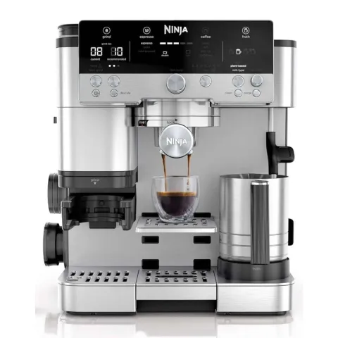 NINJA ES601 Luxe Fully Automated Espresso Machine, Stainless Steel