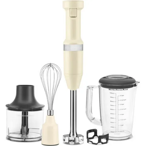 KITCHENAID HAND BLENDER WITH ACCESSORIES 5KHBV83BAC ALMOND CREAM