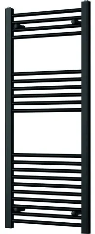 Terma 2107 Simple Designer Towel Rail – Heban Black 120x50cm