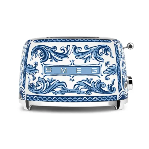 SMEG 2slot Toaster 50’s Style TSF01DGBEU Dolce&Gabbana Blu Meditteraneo