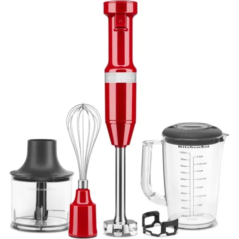 KITCHENAID HAND BLENDER WITH ACCESSORIES 5KHBV83BER EMPIRE RED