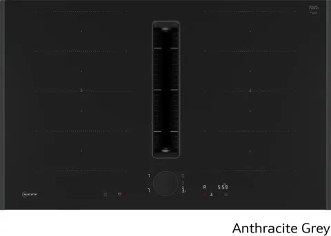 Neff V68YYX4C0 Induction Hob with Integrated Ventilation System Anthracite Grey, 80cm