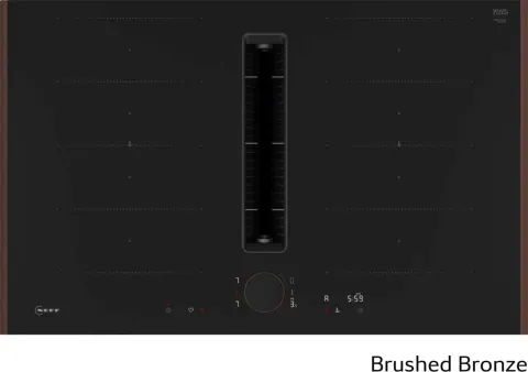 Neff V68YYX4C0 Induction Hob with Integrated Ventilation System Brushed Bronze, 80cm
