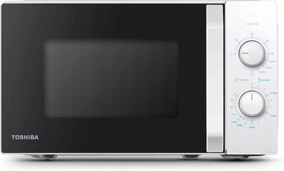 Toshiba Microwave Oven with Grill 20lt White MW-MG20P WH