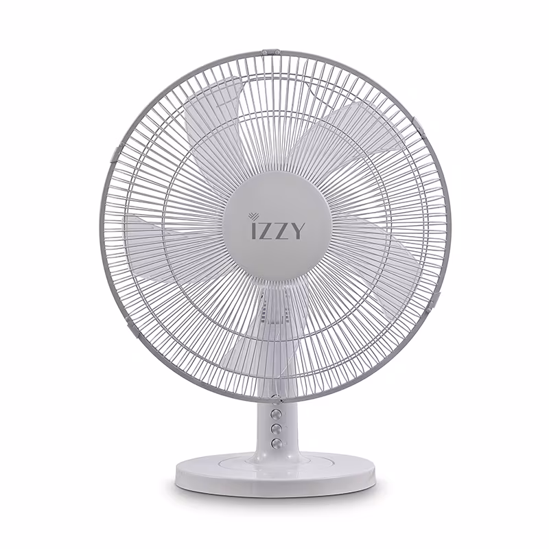 Izzy IZ-9023 Desk Fan White (16”) 50W