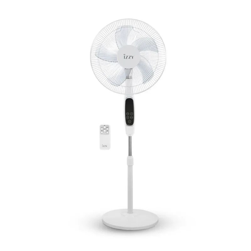 Izzy IZ-9042 Stand Fan With Remote Control (16”) -70W