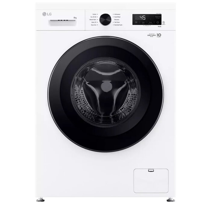 LG F4X1008NWK (8Kg) Direct Drive Washing Machine – Steam